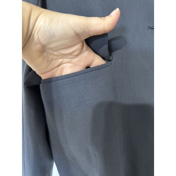 J Crew Wool Blazer Womens Gray Three Button Lined Long Sleeve Sz 8 - Picture 6 of 8